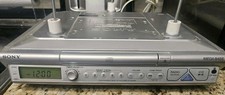 Sony Under Cabinet Kitchen CD Clock Radio ICF-CD543RM Mega Bass Works Great Vntg