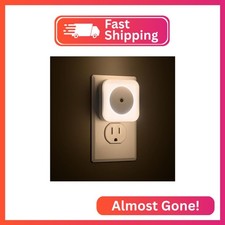 4-Pack LED Night Lights Plug into Wall,Bright Nightlight Auto-On/Off and Dimmabl