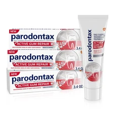Parodontax Active Gum Repair Whitening Toothpaste - 3.4 oz EXP 09/25, 3 PACK