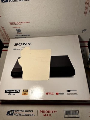 Sony UBPX700K 4K Ultra HD Blu-ray DVD Player with HDR10 Dolby Vision New! - Image 1 of 4