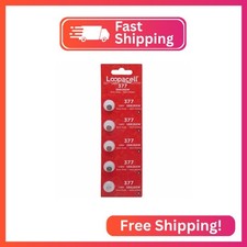 LOOPACELL 377/376 / SR626W / SR626SW / Silver Oxide Watch Batteries Pack of 5 