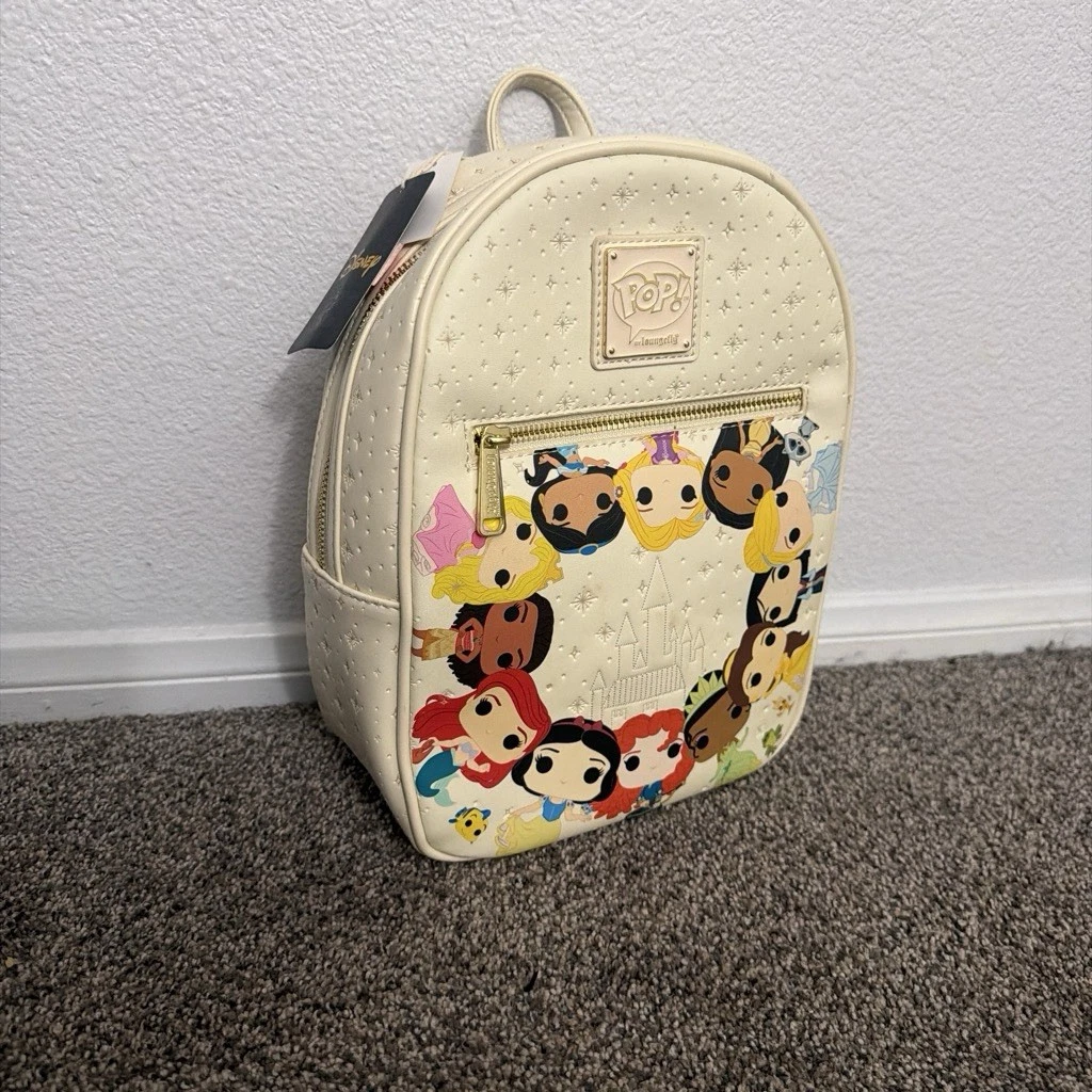 disney mini backpack ebay Loungefly Princess Stained Glass : Clothing, Shoes & Jewelry The bold bag features an all Disney Parks Loungefly Backpack |