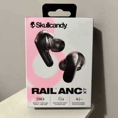 Skullcandy Rail ANC Kabellose In-Ear-Ohrhörer Schwarz Neu
