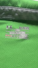 Under Armour Tech Polo Green Mens XL Stretch Short Sleeve Loose HeatGear