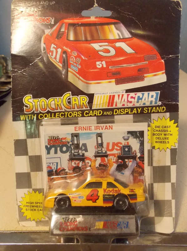 RACING CHAMPIONS ERNIE IRVAN REPLICA DIECAST RACE CAR - SEE COMMENT