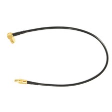 Anina 1' Sirius XM Radio Antenna Coaxial Extension 1 FT Right Angle, Black