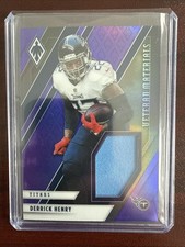 2021 Panini Phoenix - Veteran Materials Derrick Henry #VM-DHE Purple /75 (MEM)