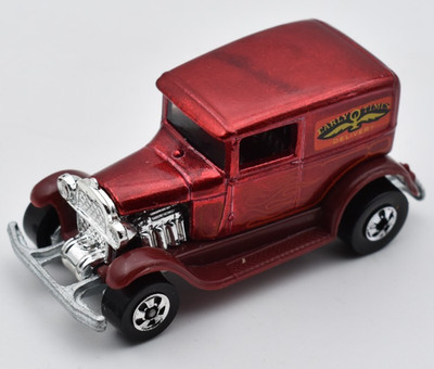 Hot Wheels Ford Model A A-OK rot metallic Mainline - Vintage 1981 Hong Kong
