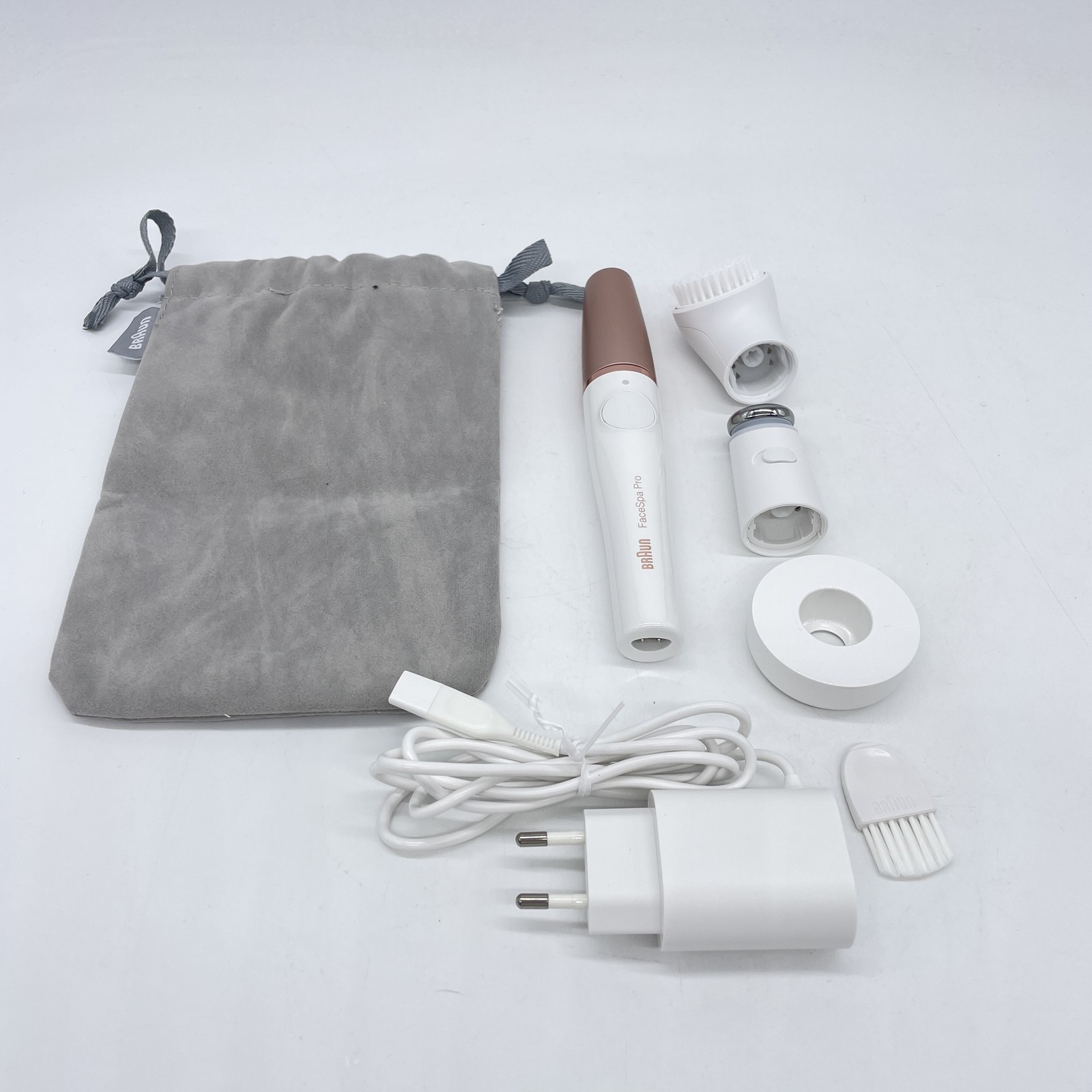 Braun FaceSpa Pro 912 3-in-1-Gesichtsepilierer mit Gesichtshaarentfernung, Hautr