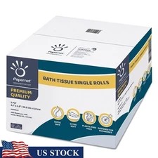 Premium Soft Biodegradable Toilet Paper 2-Ply Septic Safe 48 Rolls Eco-Friendly