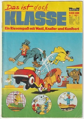   DAS IST KLASSE #1 + Poster, Bastei Verlag 1971 COMICHEFT Z2-