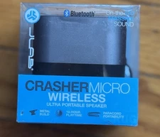 JLab Audio Crasher Micro Wireless Ultra Portable Bluetooth Speaker Sturdy Build