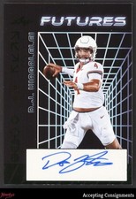 2024 Leaf Futures Autographs Green DJ Uiagalelei Rookie AUTO 15/25