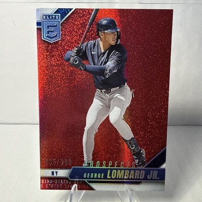 2026 Donruss Elite Baseball George Lombard Jr. #190 Status Red /299 Yankees