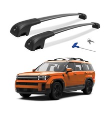 300lbs Lockable Roof Rack Cross Bars Compatible with 2024 2025 2026 Hyundai S...