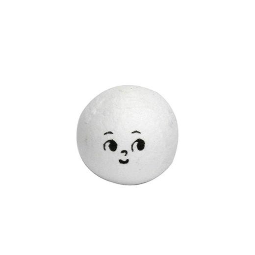 Stafil ø 2.5cm Spun Cotton Doll Heads 3pcs - White