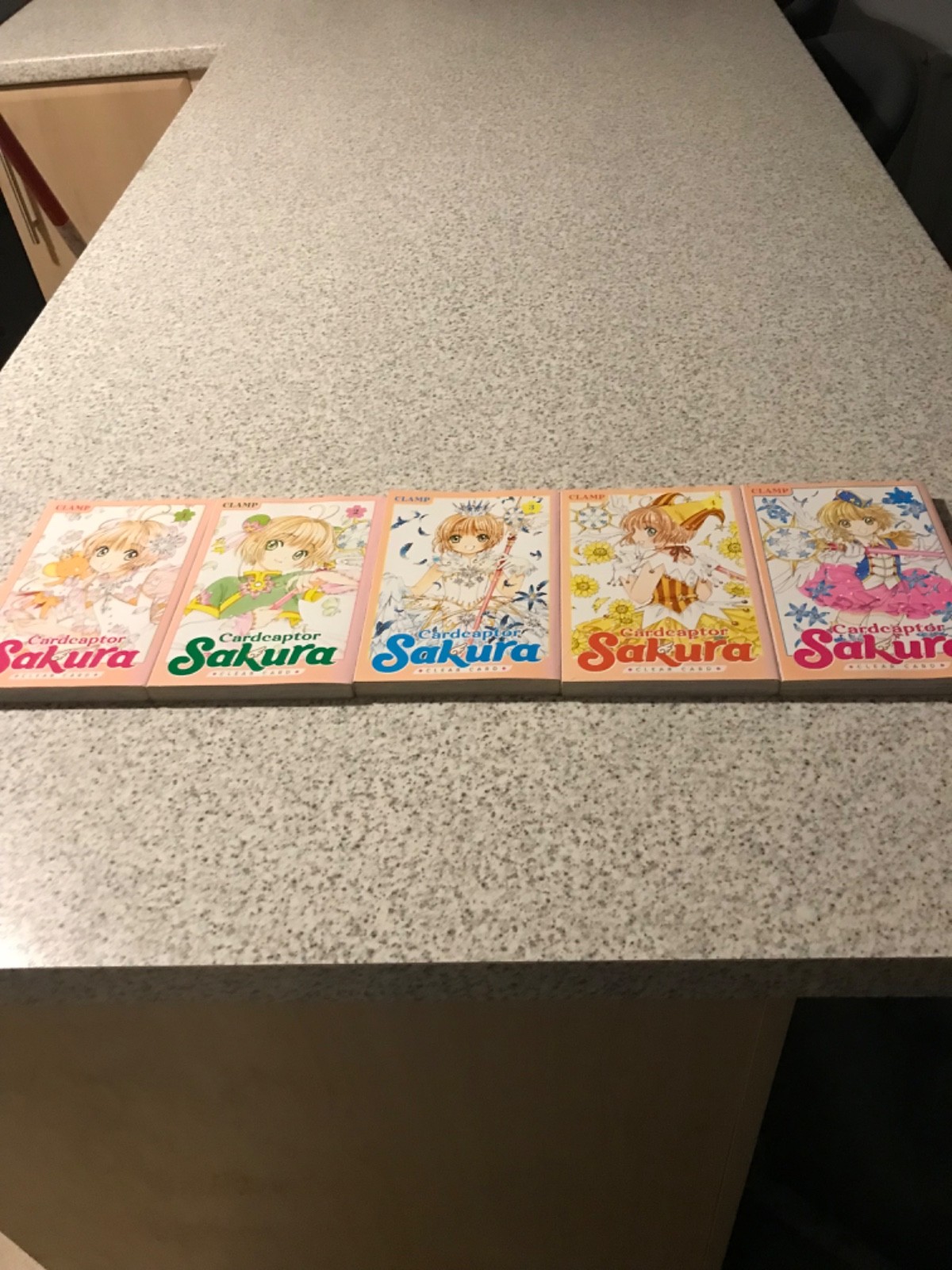 Cardcaptor Sakura Clear Card Volumes 1 - 5 by Clamp Kodansha Comics