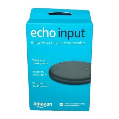 Amazon Echo Input Alexa Voice Control Adapter Bring Alexa To Any Speaker SEALED