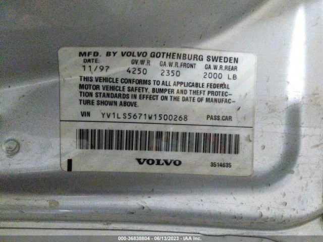 Compresor de aire acondicionado compatible con 93-97 Volvo 850 378625 Foto 3 de 4