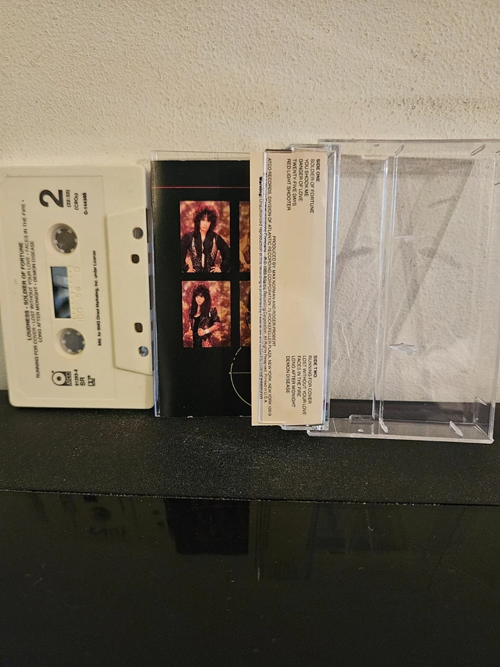 LOUDNESS Soldier Of Fortune 1989 CASSETTE TAPE GLAM/HAIR METAL HEAVY METAL - Image 3 of 4