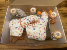 Angels Skates Floral Women  s Size 12 Roller Skates In Box Used Once EN13899