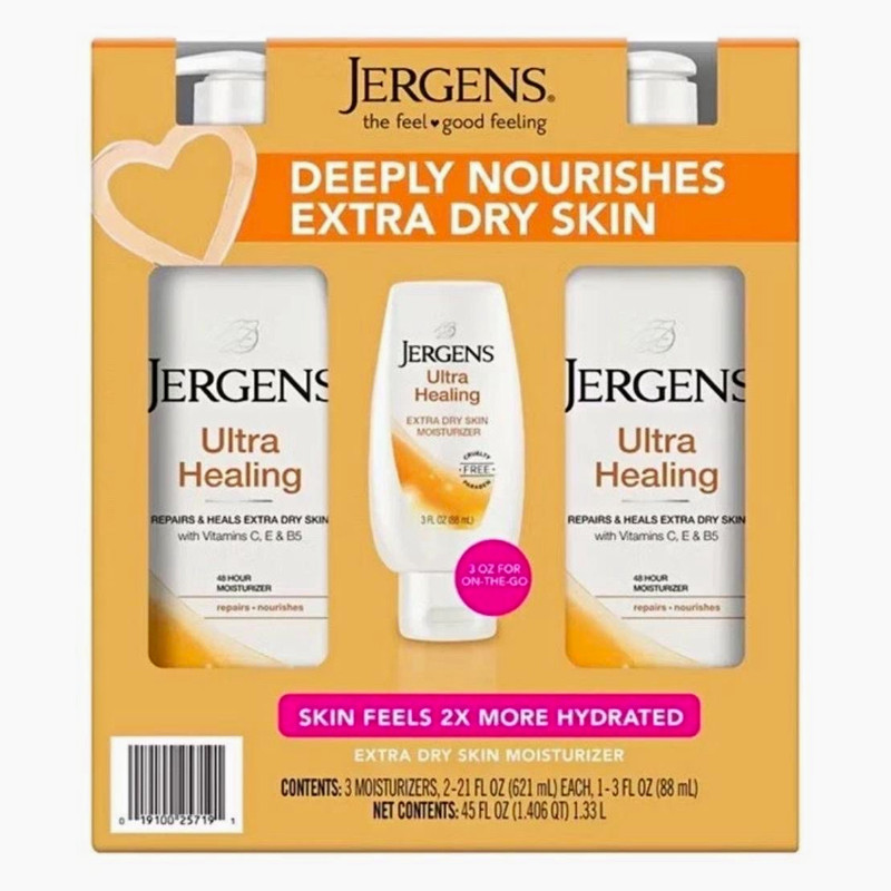 Jergens Ultra Healing Body Lotion for Dry Skin Dermatologist Tested 45 fl oz