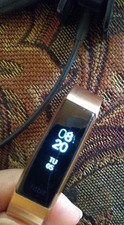 Fitbit Alta HR Fitness Activity Tracker Heart Rate Monitor FB408 2 Gold Bands