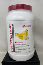 Metabolic Nutrition Protizyme Whey Protein Powder, Banana Creme, 2lb Exp. 7/27 16.50 per gallon