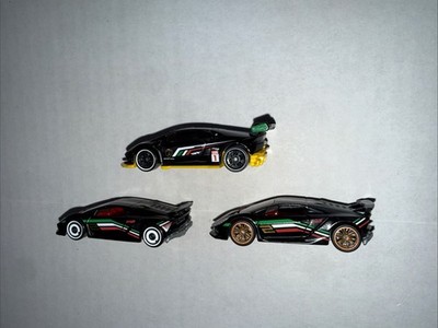Hot Wheels Mystery Models Lamborghini Super Trofeo & Elemento X 2 Read Desc