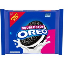 OREO Double Stuf Chocolate Sandwich Cookies, Party Size, 24.95 oz package