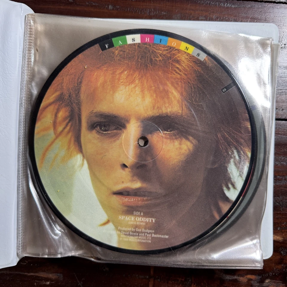 DAVID BOWIE Fashions (10-DOUBLE SIDED 7” PIC. DISCS in ALBUM) M- 1980 UK LTD ED - Image 4 of 4