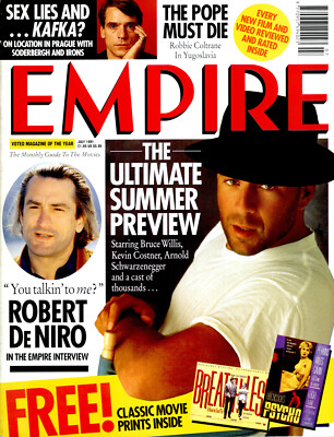 EMPIRE MAGAZINE NO. 25 JULY 1991 ROBBIE COLTRANE STEVEN SODERBERGH ROBERT DENIRO