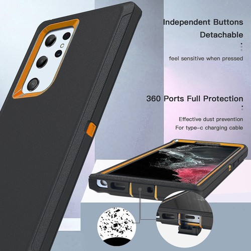Coque téléphone pour Samsung Galaxy S23 Ultra/S23 FE/S22 S21 S20 + écran en verre - Photo 45 sur 60