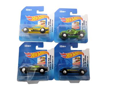 Hot Wheels  Holzauto auch für Holzschienen geeignet ca. 9 cm x 3 cm sortiert