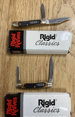 Two Rigid Classics Folding Knives United RG0810 RG0808 Boxed New Old Stock 