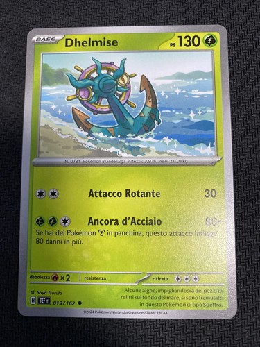 DHELMISE 019/162 in Italiano POKEMON CronoForze