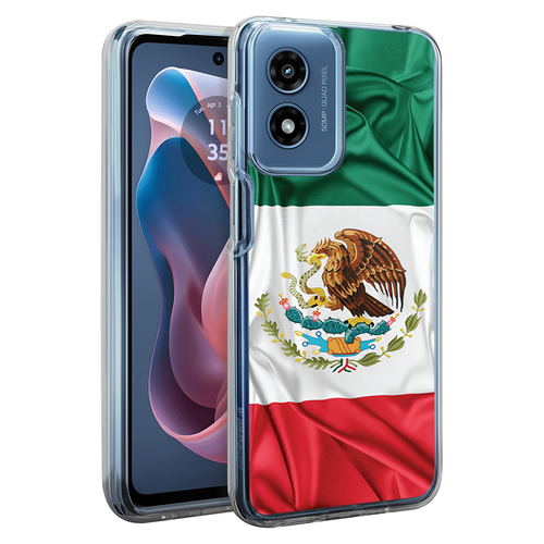 For Motorola Moto G Play 4G 2024 - Flag Design Impact Drop Proof Cover Case - 第 3/7 張圖片