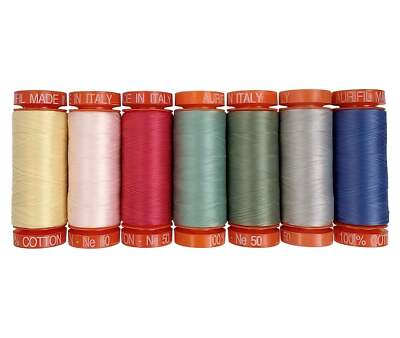 Aurifil - Vintage Flora by Kimberbell 50wt 7 Small Spools