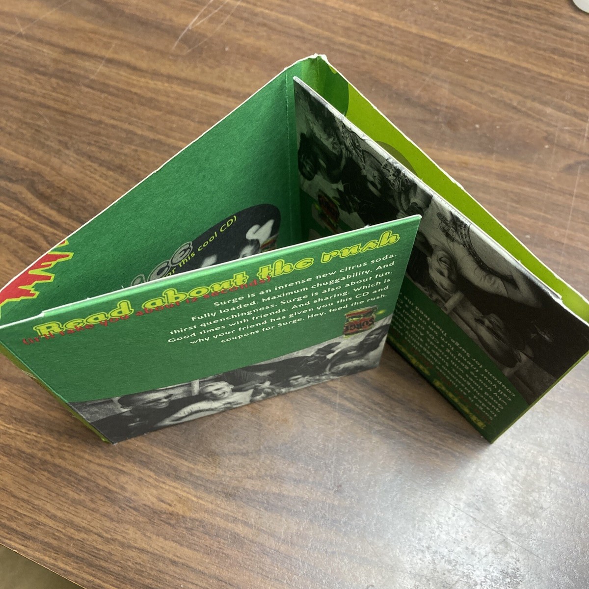 Vintage Surge 1996 Feed The Rush PROMO CD 2-CD Set + 2 Coupons