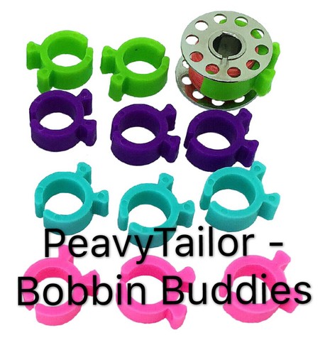 PeavyTailor 50 Pcs Bobbin Holders Clamps Bobbin Buddies Great for Sewing - Afbeelding 7 van 7
