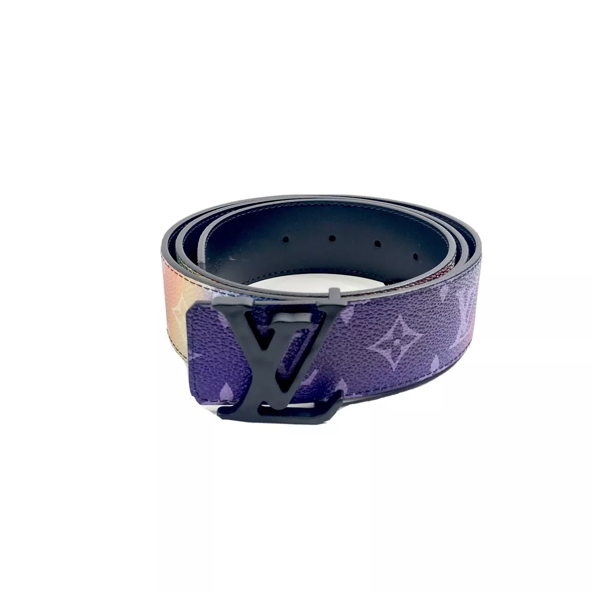 Louis Vuitton LV Shape Reversible Belt 40 mm Dark Blue