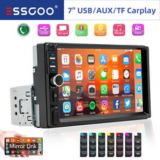 7" Single DIN Autoradio Apple Carplay Android Auto Touchscreen USB TF Bluetooth