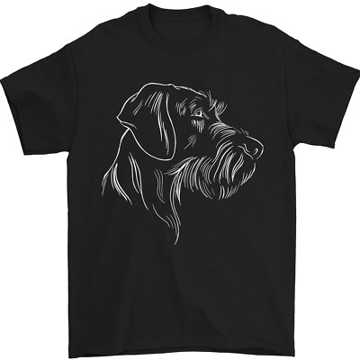 German Wirehaired Pointer Herren T-Shirt 100% Baumwolle