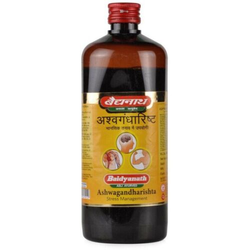 Baidyanath Ashwagandharishta (450 ml) tonique général pour faiblesse - Photo 1 sur 4