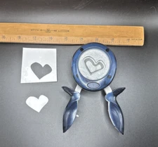 Fiskars Squeeze Paper Punch Loop Sided Heart 1 1/2" 59D-1201J