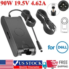 For Dell Latitude Replacement Charger - 90 Watt Dell AC Power Adapter 7.4mm Tip