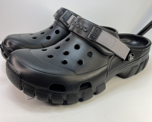 Crocs Unisex Offroad Sport Clog, Adult Unisex, Size: Men'Small 9/Women's 11, Black