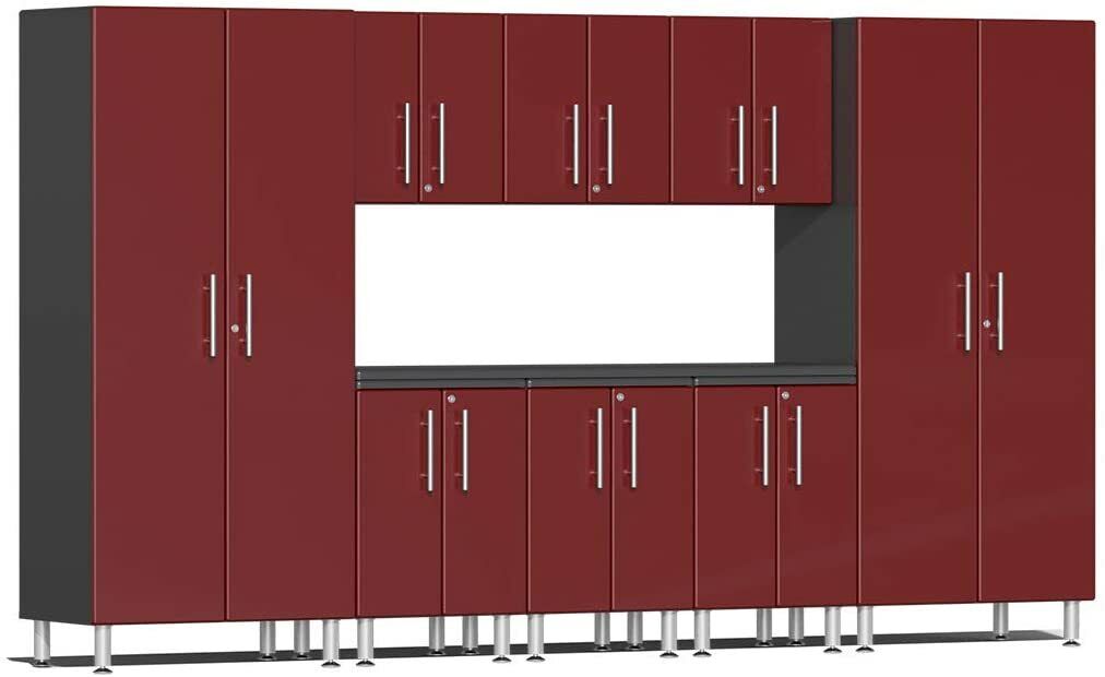 Translated Ulti-MATE Garage UG23091R 9-Piece Cabinet Sale item in Ruby Metall Red Kit