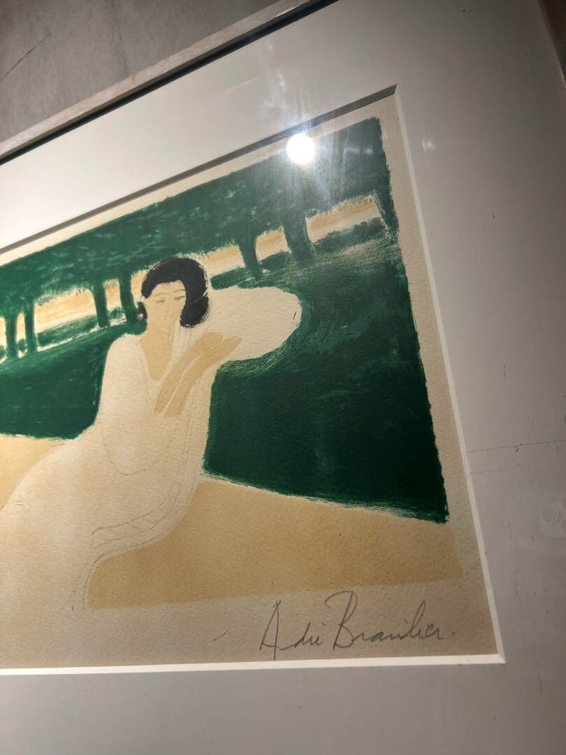 Andre Brasilier Signed Original Lithograph -Evening in September