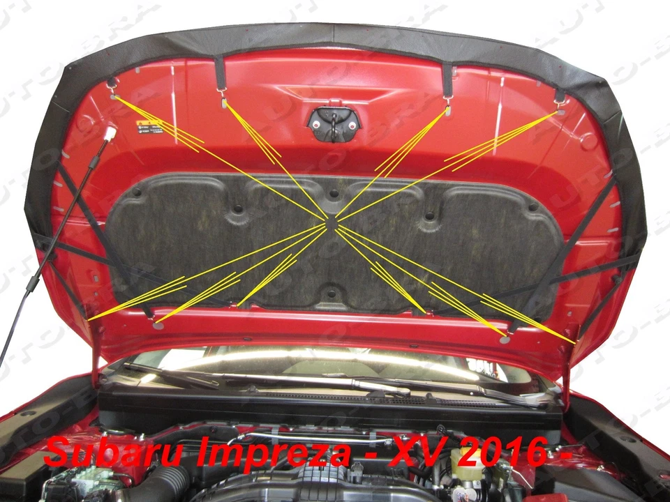 SUJETADOR CAPÓ COCHE para Subaru Impreza - Crosstrek - XV desde 2016 MASCARILLA FRONTAL NARIZ Foto 4 de 4